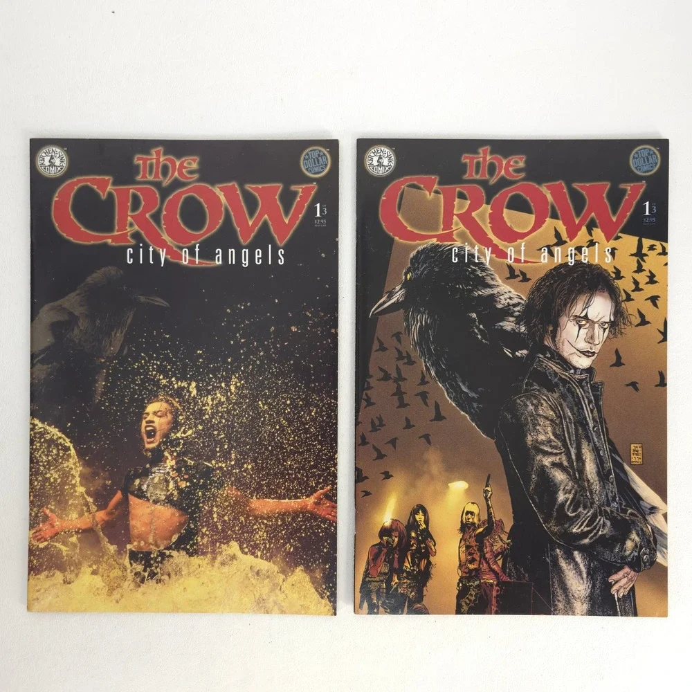 The Crow City of Angels Comic No. 1 Variant Covers A & B Kitchen Sink Comix 1996